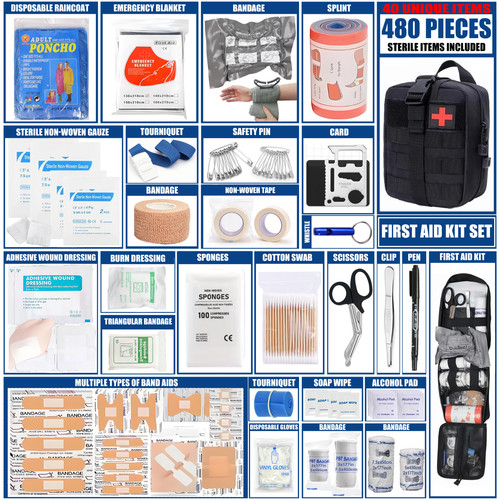 Emergency trauma first aid - aid, kit